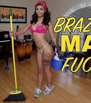 BANGBROS - Young, Skinny Brazillian Maid Gina Valentina Sucks and Fucks